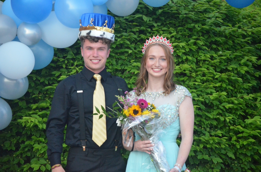 boy and girl in formal attire